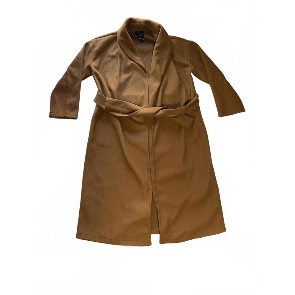 Forever 21 Brown Belted Coat